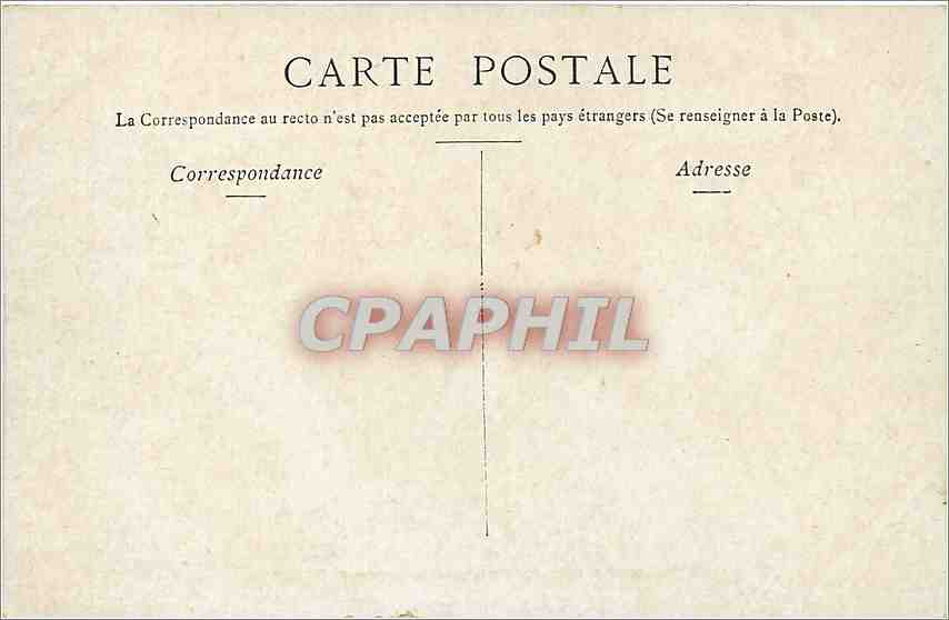CPA Paris le Trocadero vu du pont d'Iena — Rückseite