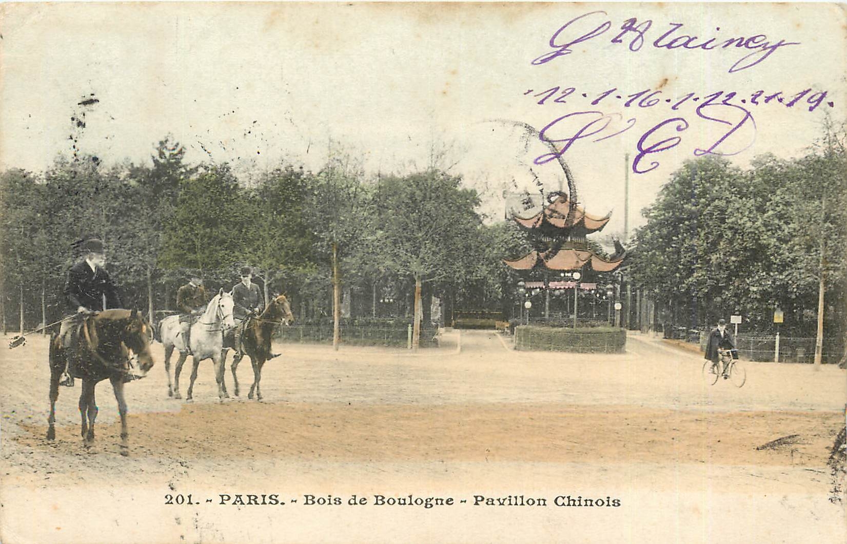 Paris - Bois de Boulogne - Pavillon Chinois — 201, éditeur inconnu