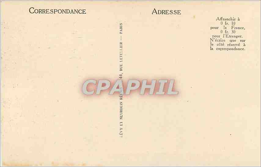 Deauville - La Terrasse et Trouville - LL — Verso