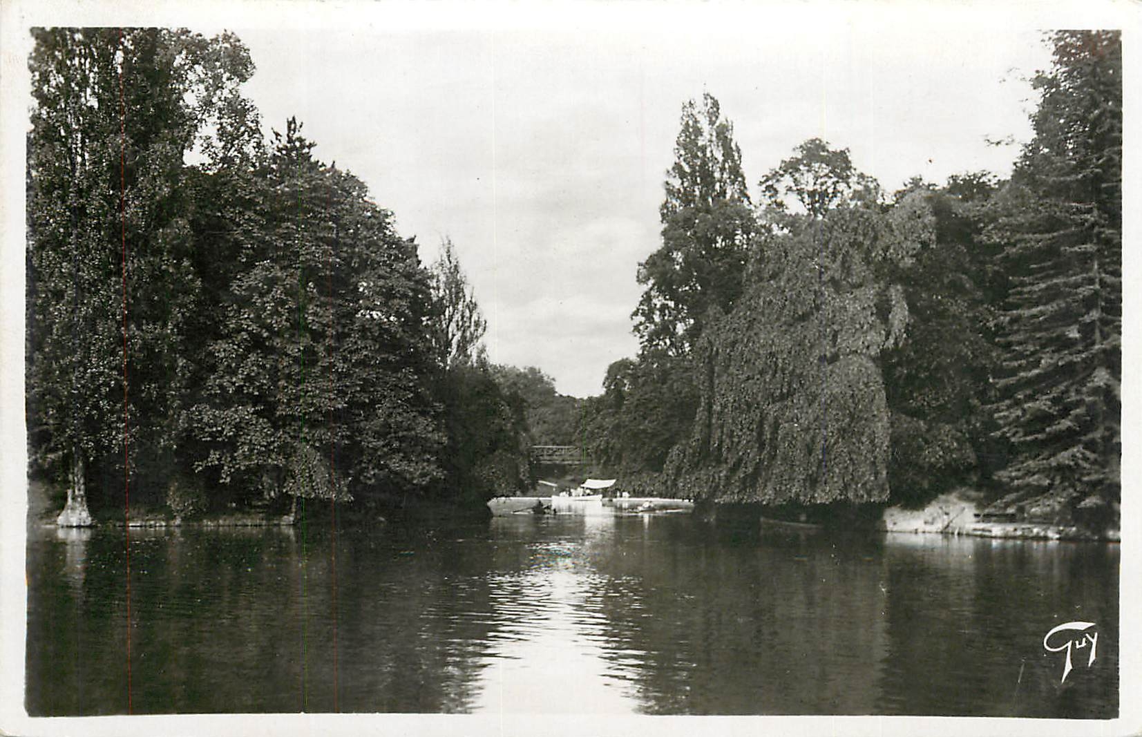 CPA Paris et ses merveilles Bois de Boulogne le lac
