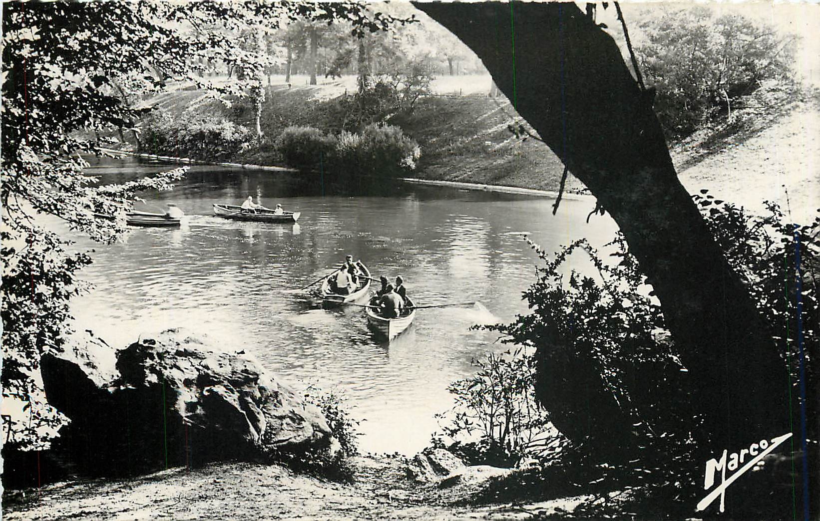 CPM Le Bois de Boulogne près de la cascade du lac inferieur