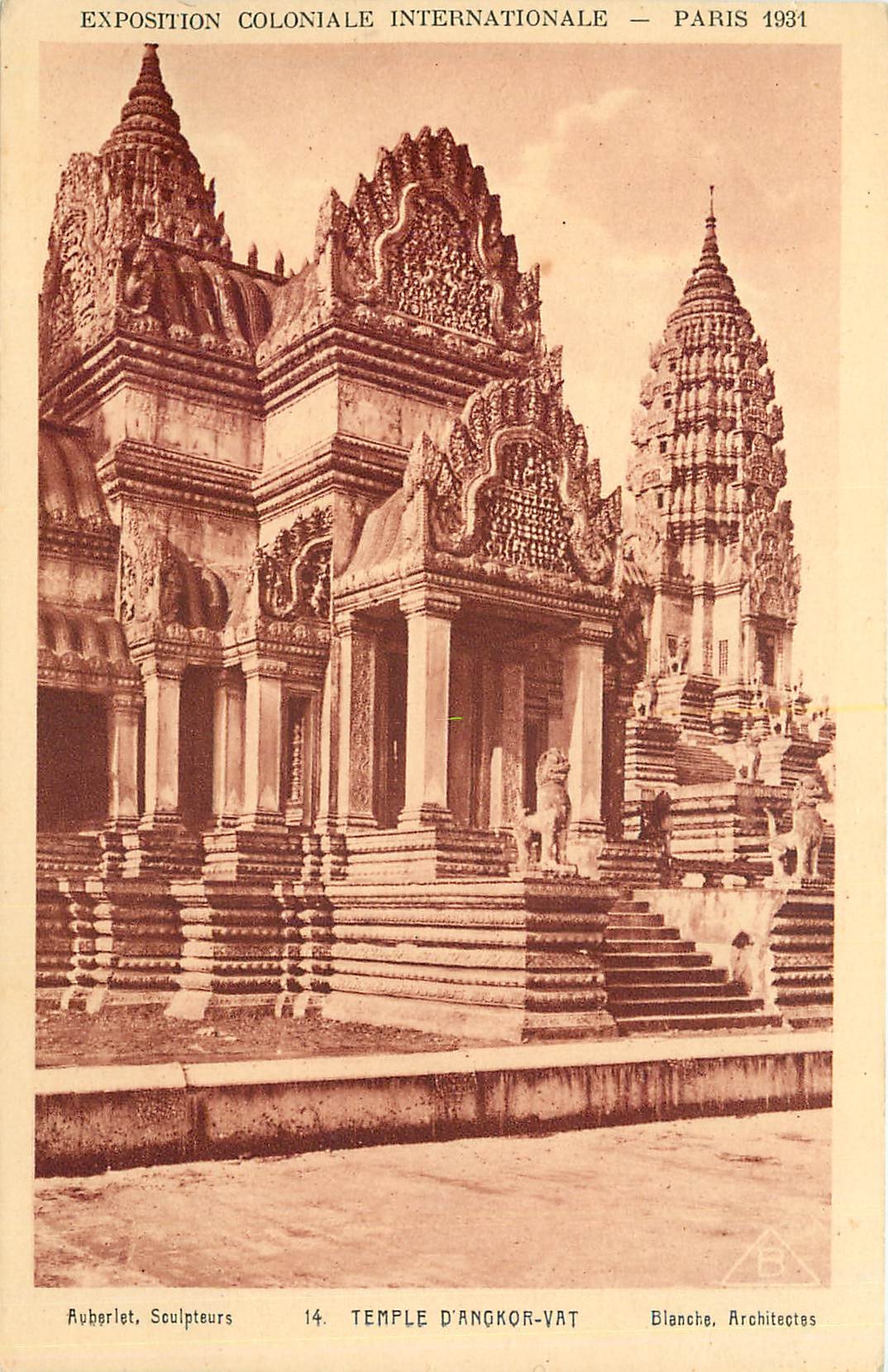 CPA Exposition coloniale internationale paris 1931 Temple d'Angkor Vat