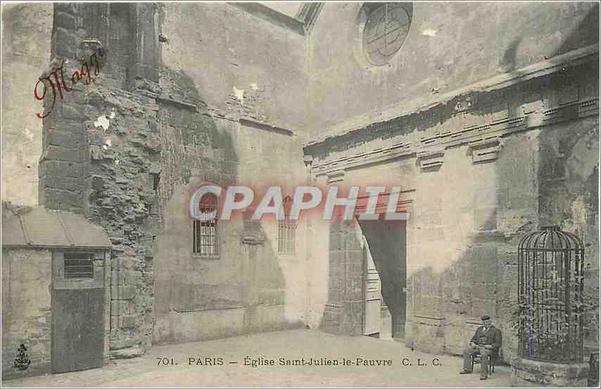 CPA Paris Eglise Saint-Julien-le-Pauvre Maggi