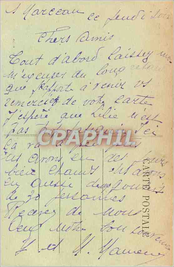 CPA Vallee de la Meuse et de la Serroy — Back