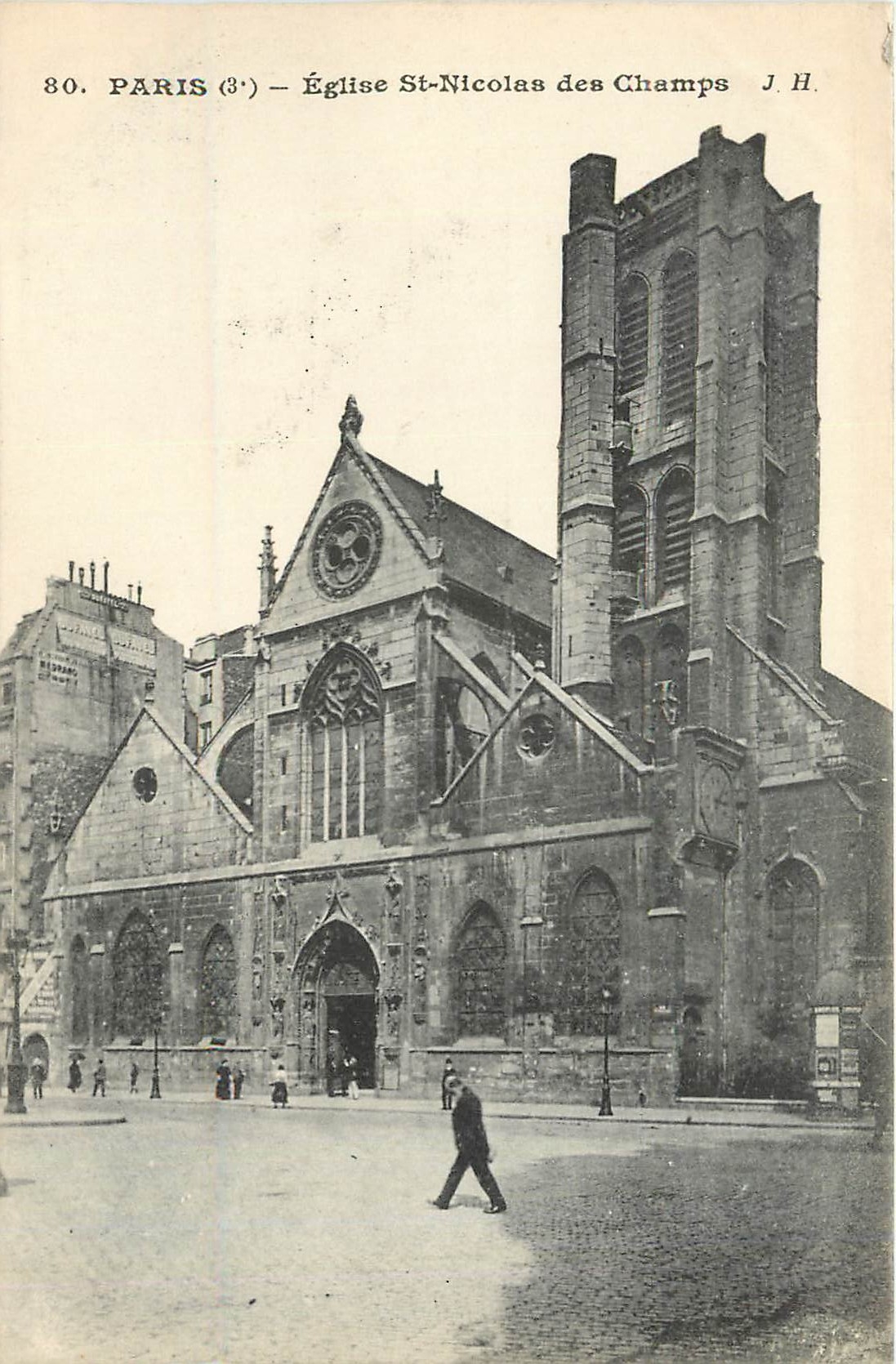 CPA Paris eglise St-Nicolas des Champs