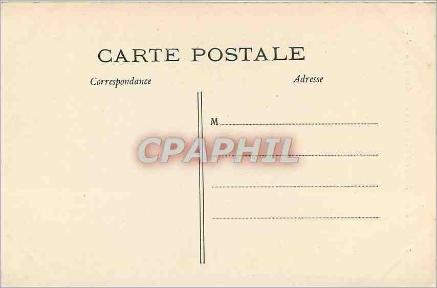 CPA Paris eglise St-Nicolas des Champs — Verso