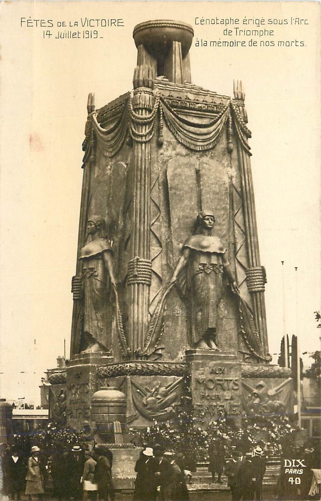 CPA Fete de la victoire 4 juillet 1919 Paris Militaria