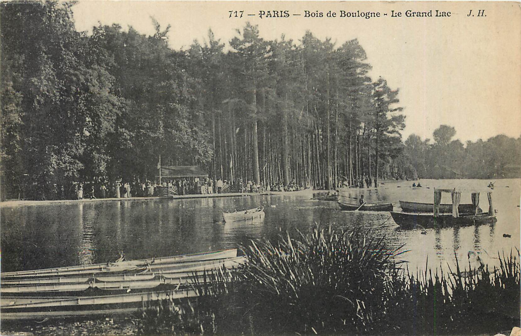 CPA Paris Bois de Boulogne le grand lac