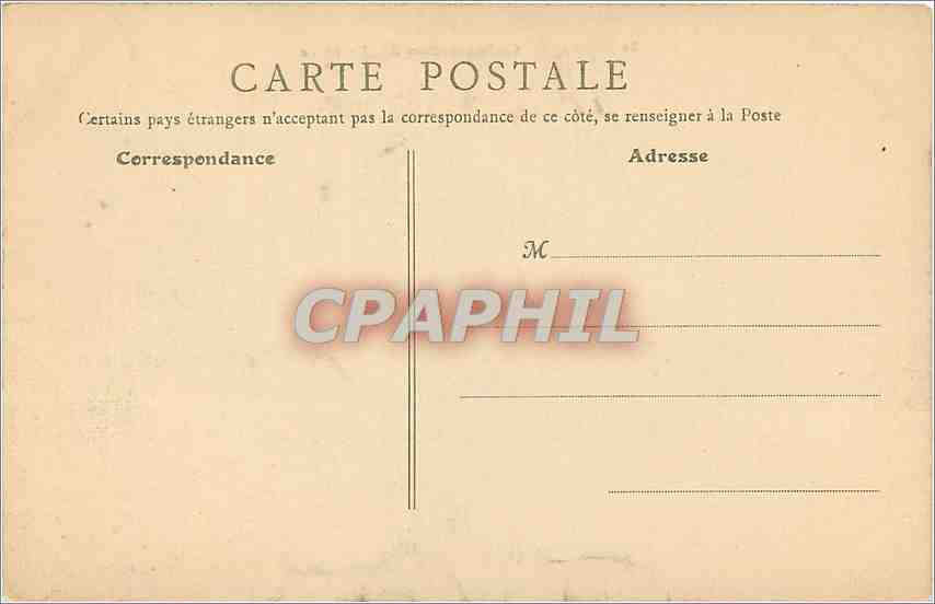 CPA Paris Colonnades du Louvre — Rückseite
