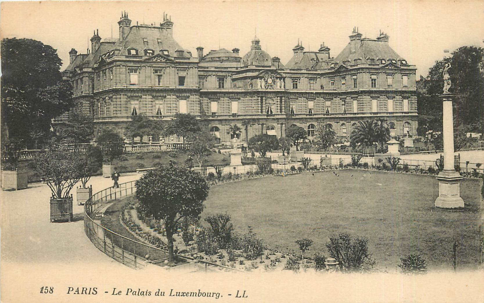 CPA Paris le palais du Luxembourg 