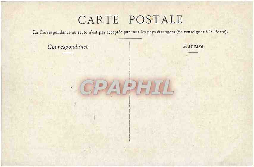 CPA Paris la Madeleine — Rückseite