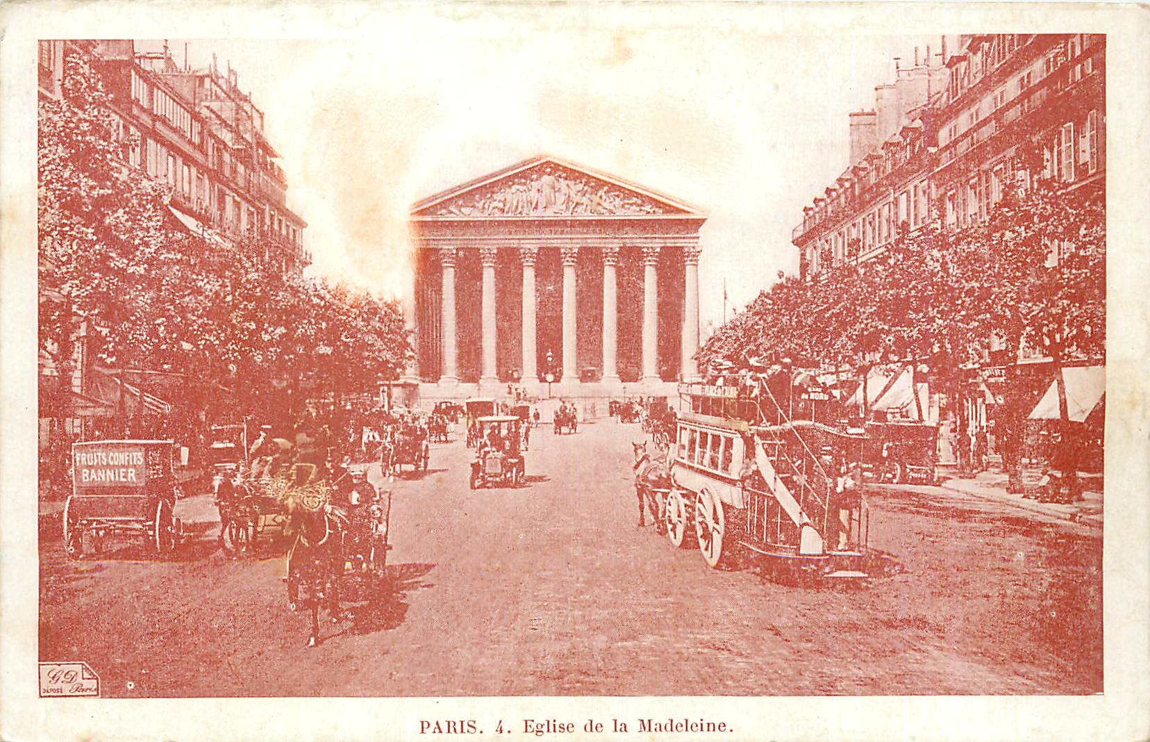 CPA Paris Eglise de la Madeleine
