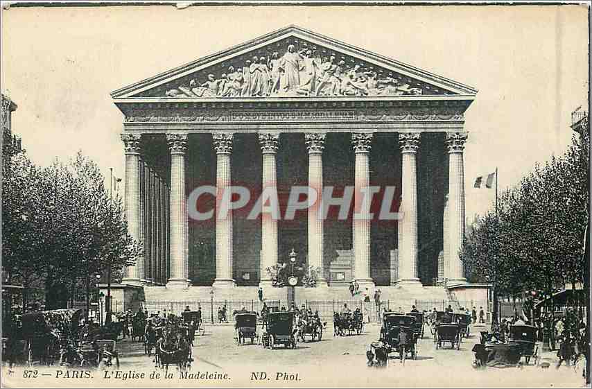 CPA Paris Eglise de la Madeleine