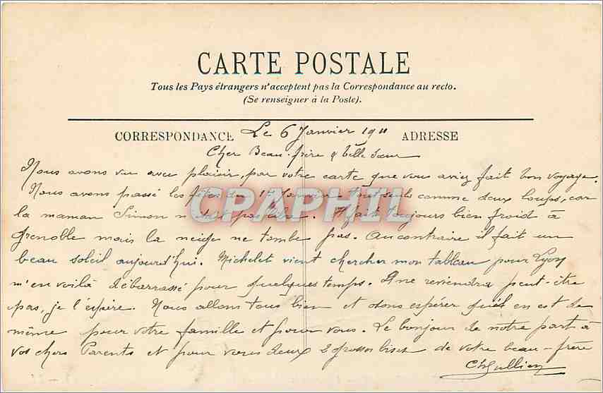 La Pierre Percée (Motte d'Aveillans) — Ligne de la Mure — LL. — Série 54, LE DAUPHINÉ PITTORESQUE — Verso