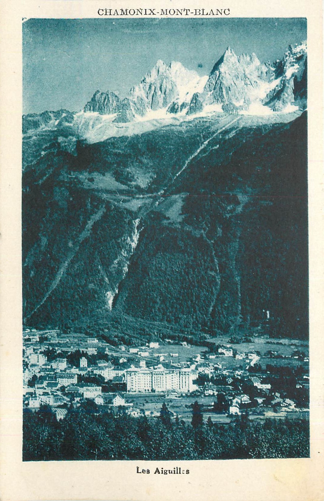 CPA Chamonix Mont-Blanc les aiguilles
