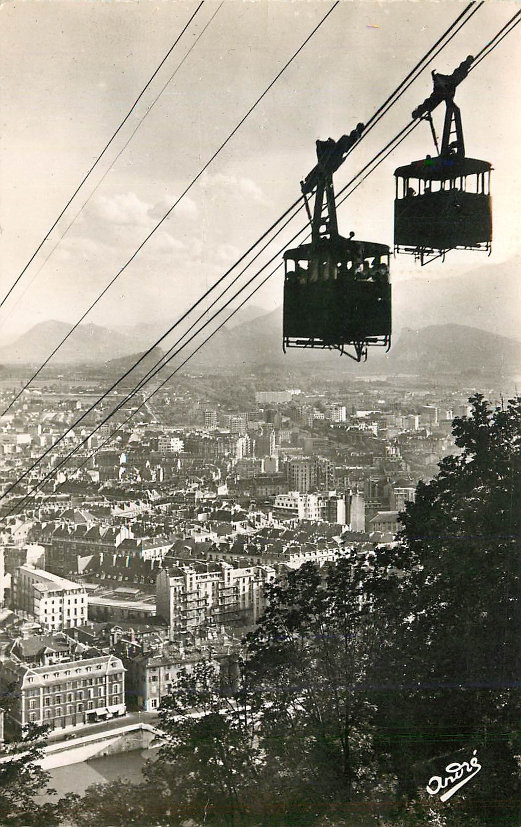 Grenoble — Téléphérique de la Bastille — Édition d'Art André
