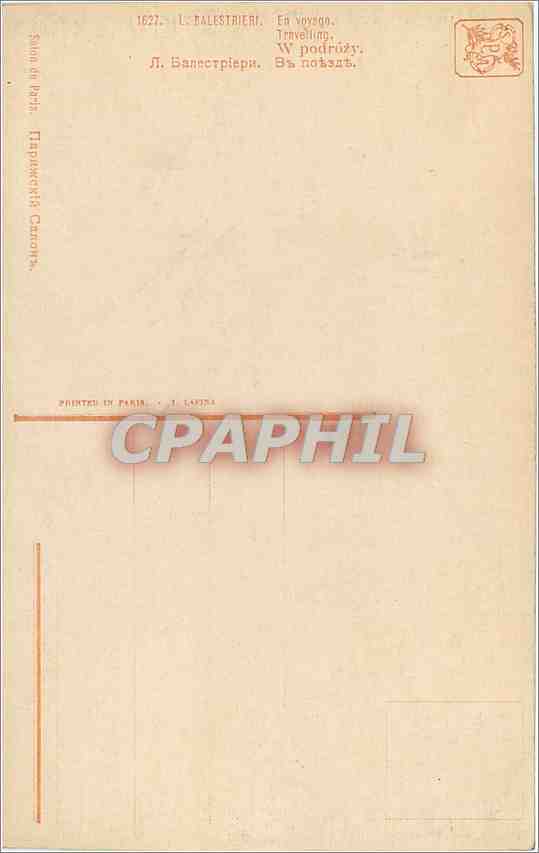CPA En voyage Balestrieri — Verso