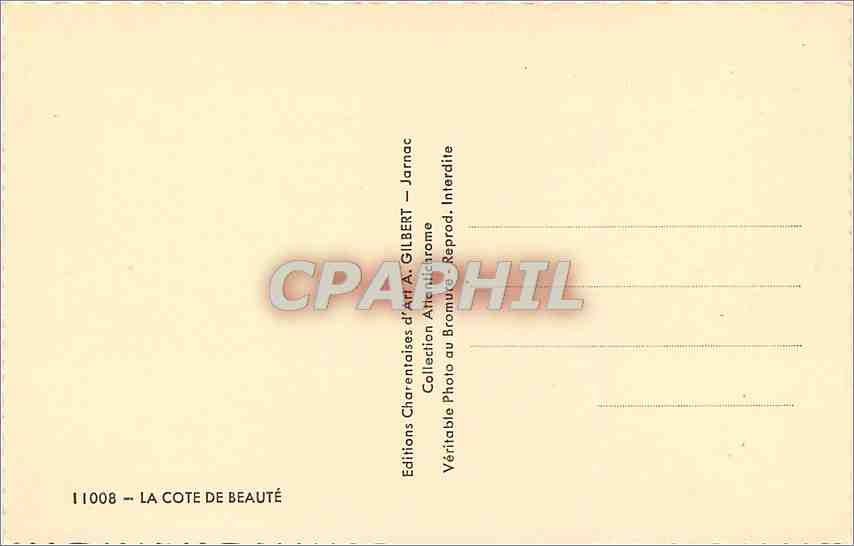 CPM La Cote de Beauté Ronce les Bains Saujon Cozes Royan Phare — Rückseite