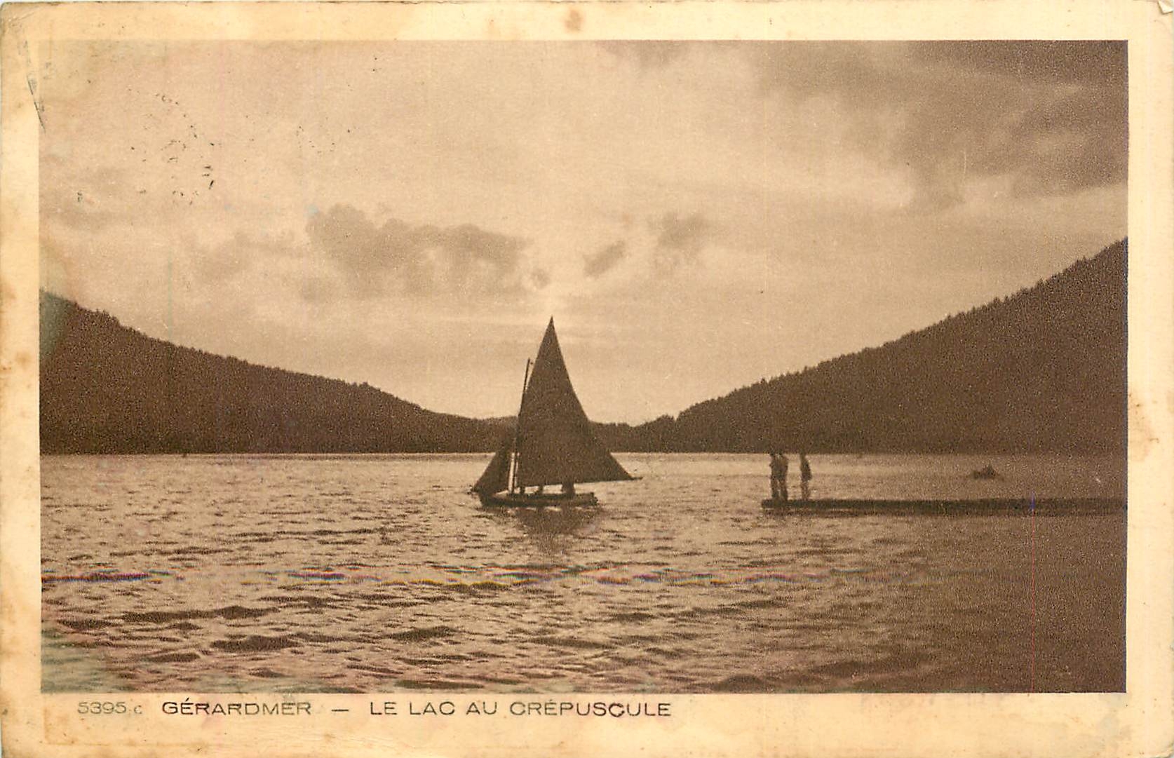CPA GERARDMER - LE LAC AU CREPUSCULE