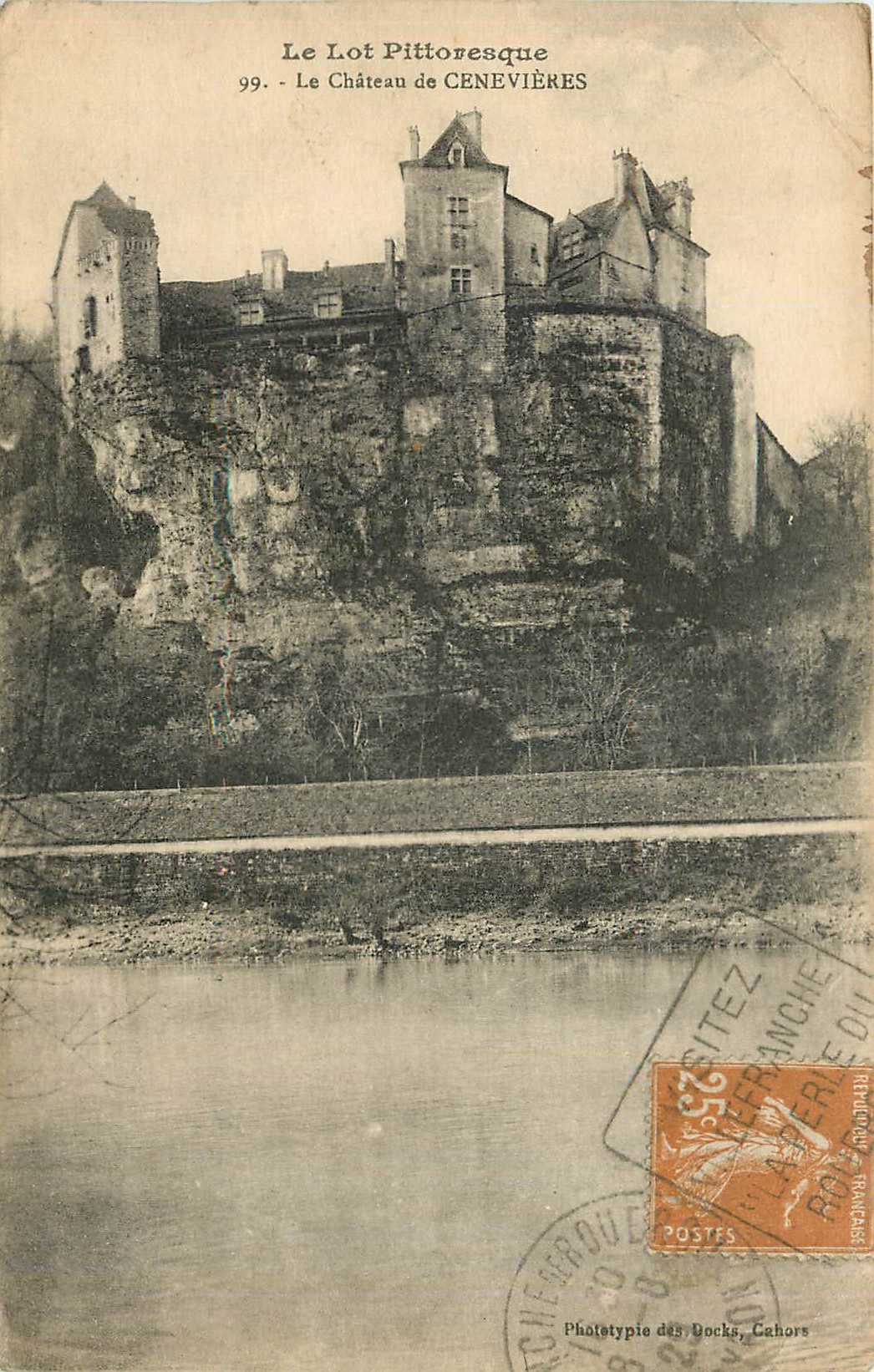 CPA Le Lot Pittoresque - Le Château de CENEVIERES