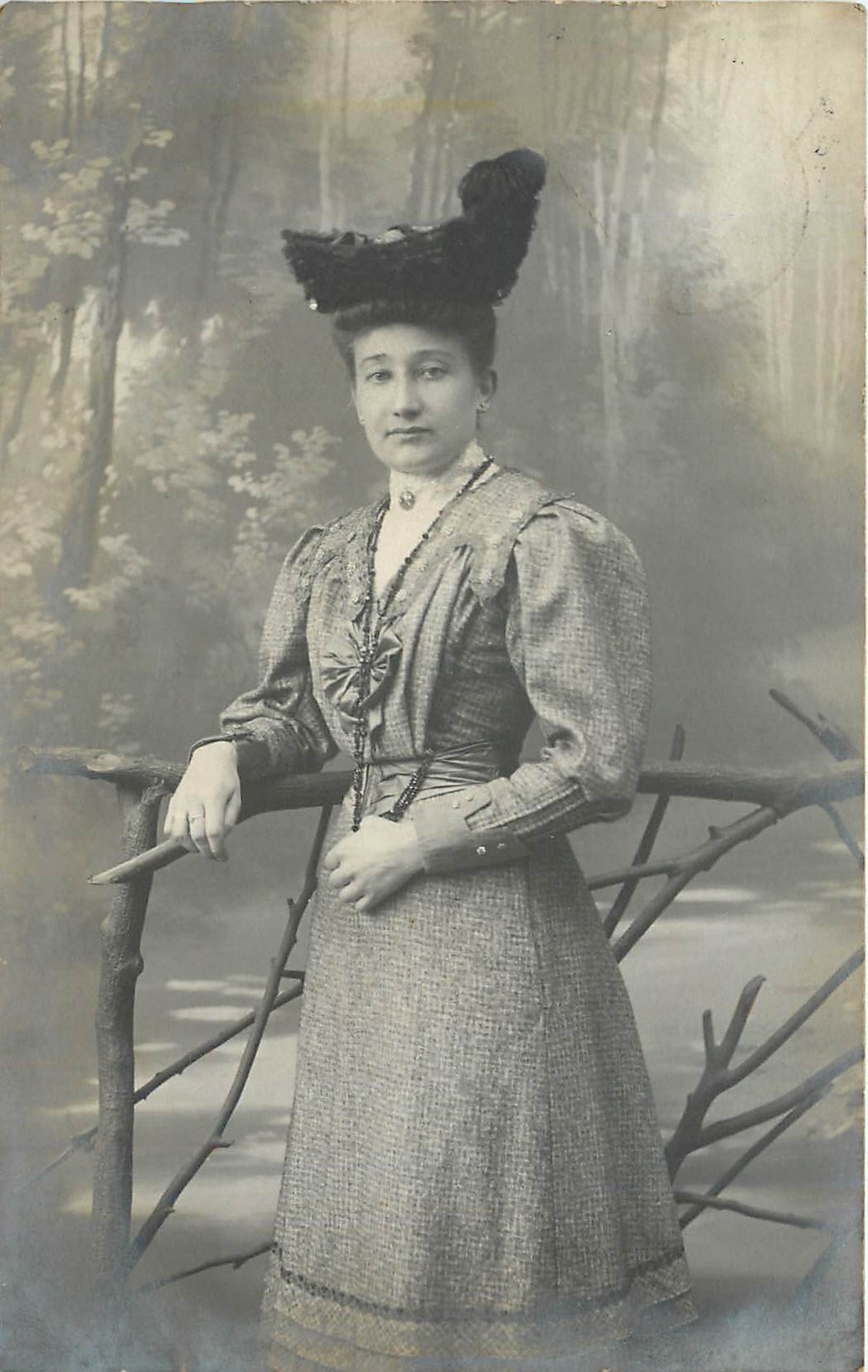 CARTE PHOTO Femme