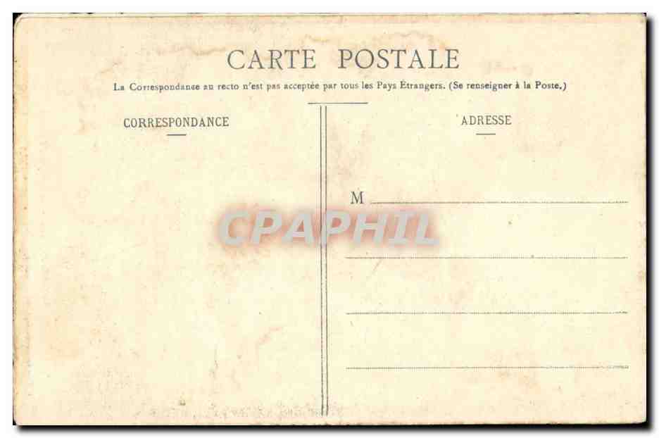 CPA La coiffe de Piriac La trempette du bebe (folklore costume) — Verso