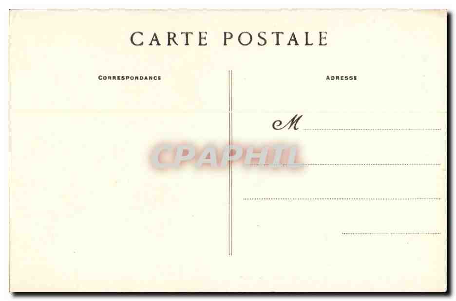 CPA Un gars de Pont L'abbe Bretagne (folklore costume) — Verso
