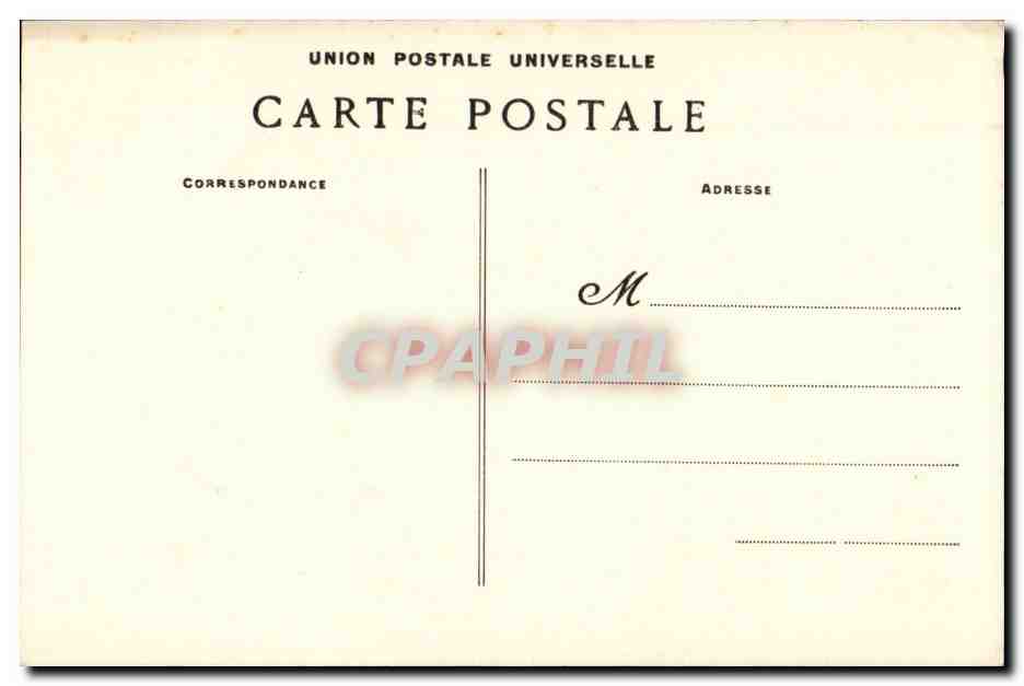 CPA Jeune homme de Pontivy Bretagne (folklore costume) — Verso