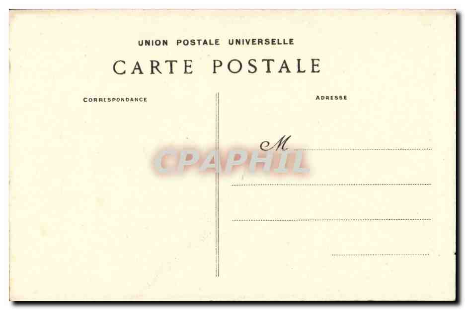 CPA Vieux type des environs de Quimper Bretagne (folklore costume) — Verso