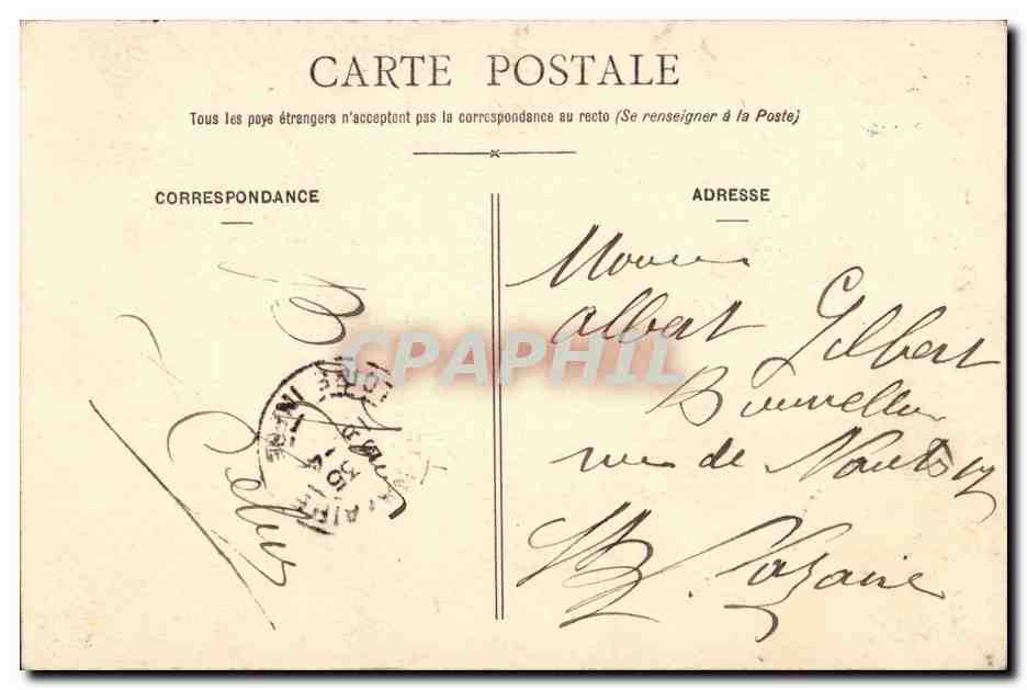 CPA Morbihan Amour en Bretagne (folklore costume) — Verso