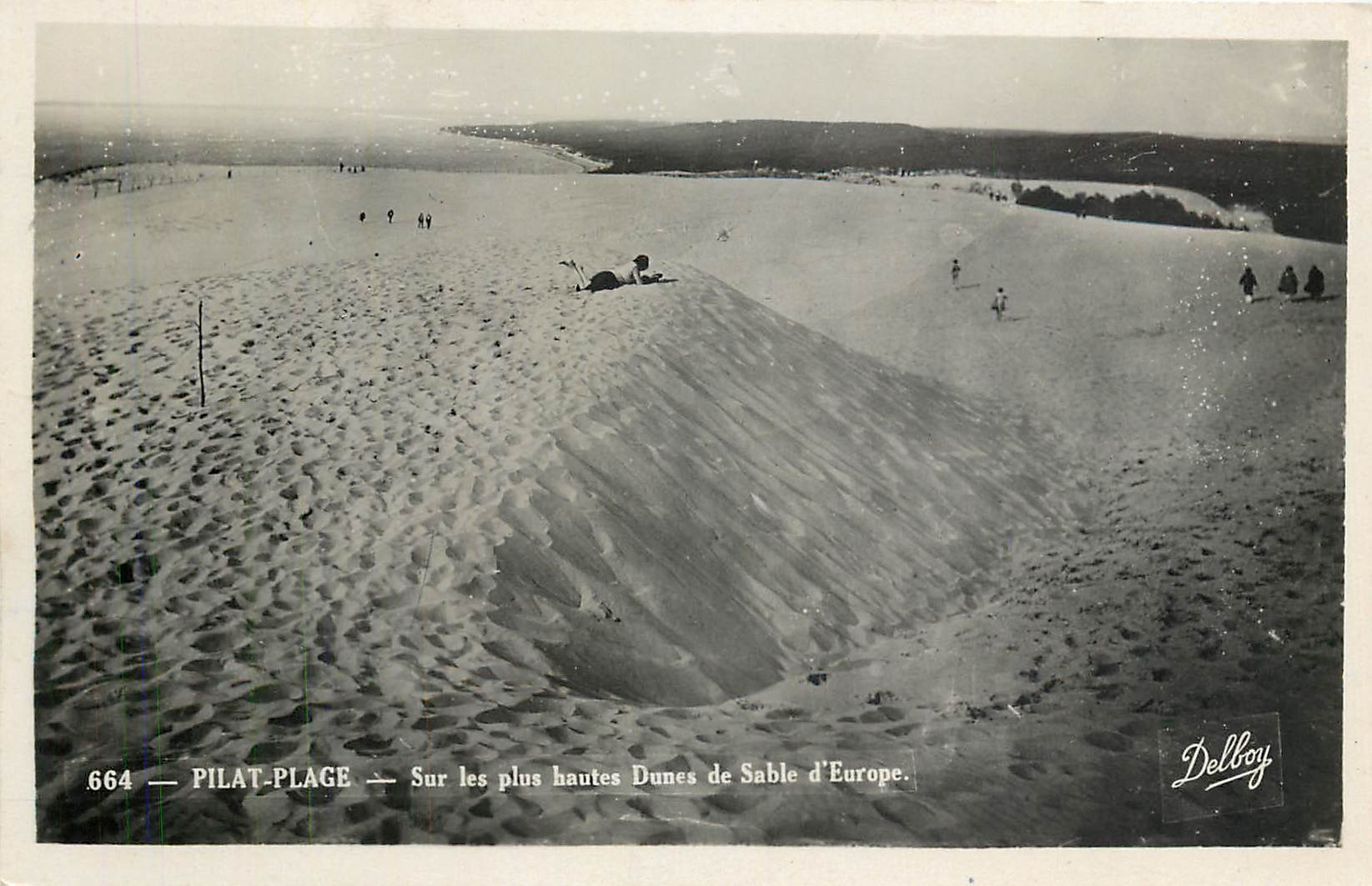CPA Pilat Plage Sur les plus hautes Dunes de Sable d'Europe 