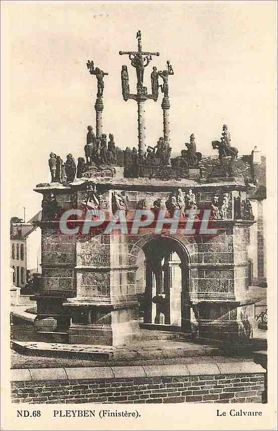 CPA Pleyben Finistere Le Calvaire 