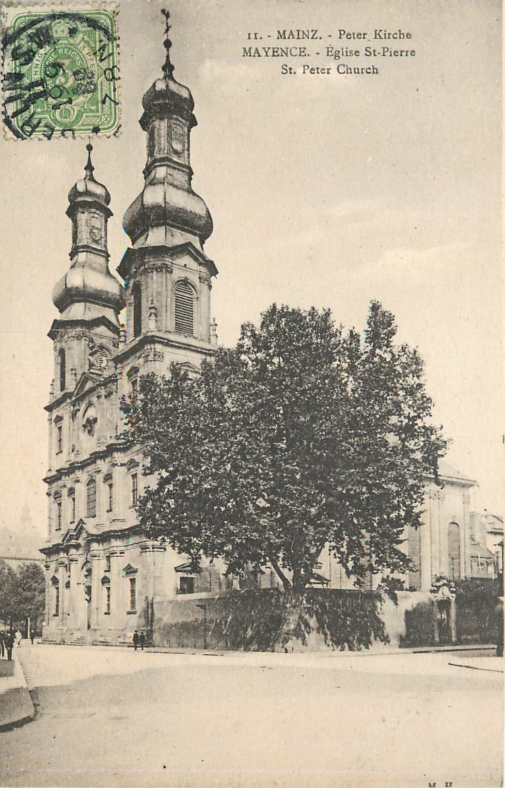 CPA Mainz Peter Kirche Mayence Eglise St Pierre 
