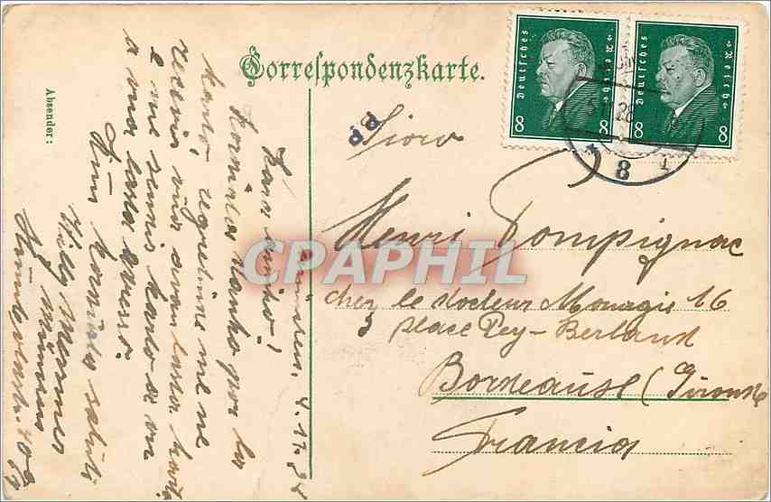 CPA Bregenz a Bodensee  — Rückseite
