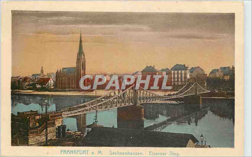 CPA Frankfurt aM Sachsenhausen Eiserner Steg 