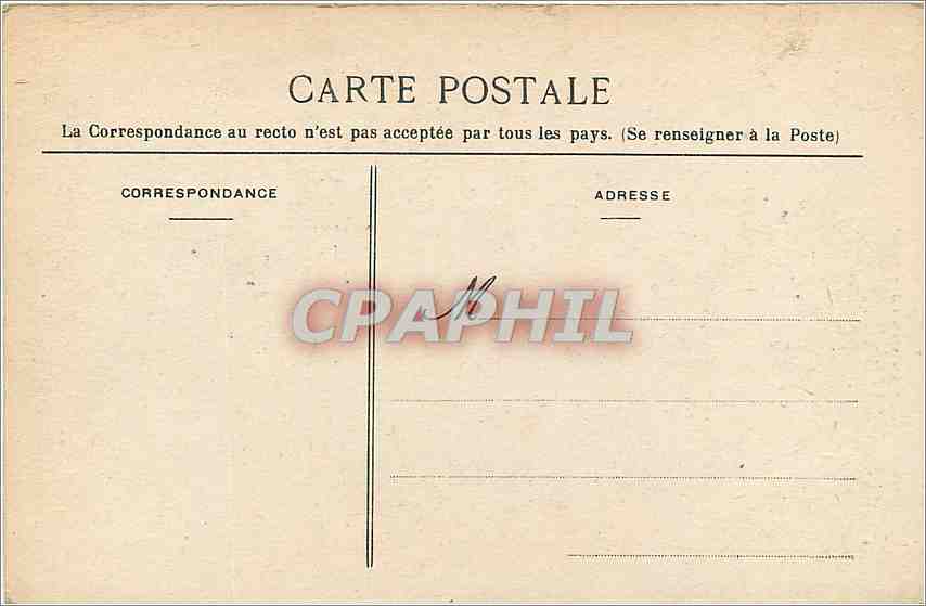 CPA Gerbeviller La Martyre Le Chateau des Lambertye Facade Militaria — Rückseite