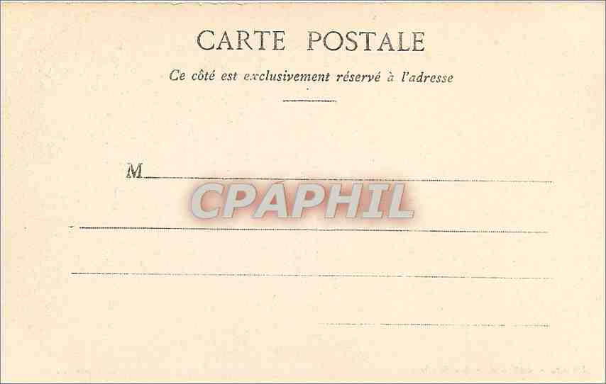 CPA Vichy Le Sichon  — Rückseite