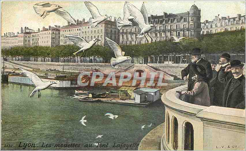 CPA Lyon Les Mouettes au Pont Lafayette 