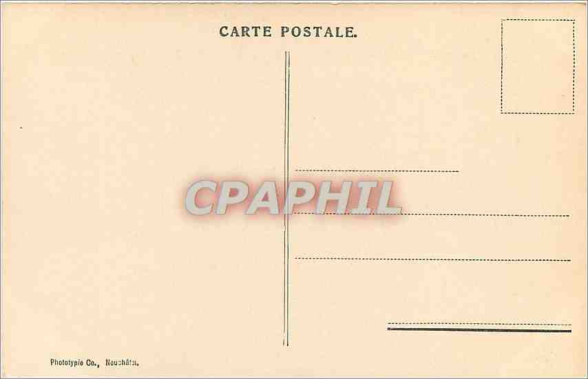 CPA Au bord du Leman Un jour d'Orage  — Verso