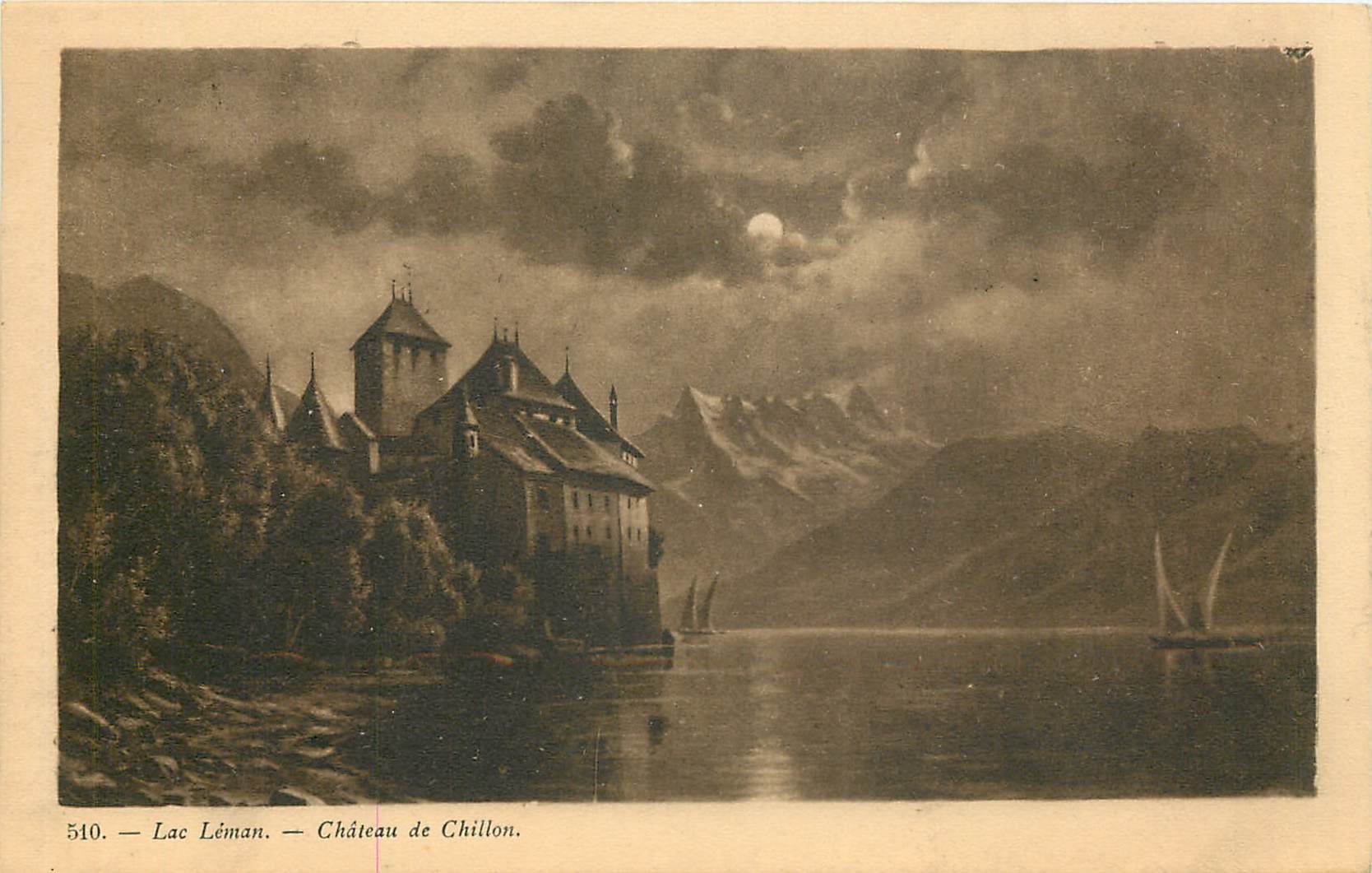 CPA Lac Leman Chateau de Chillon 
