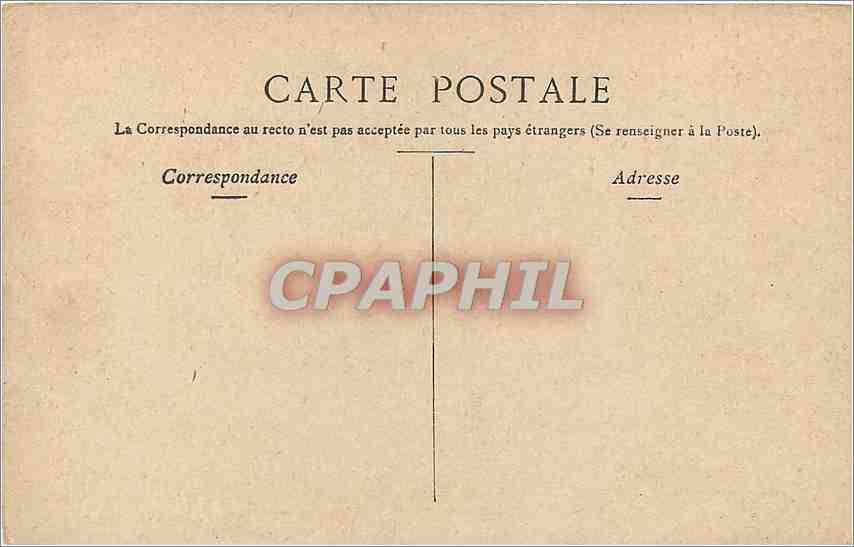 CPA Paris Sainte Chapelle Au Palais de Justice  — Verso