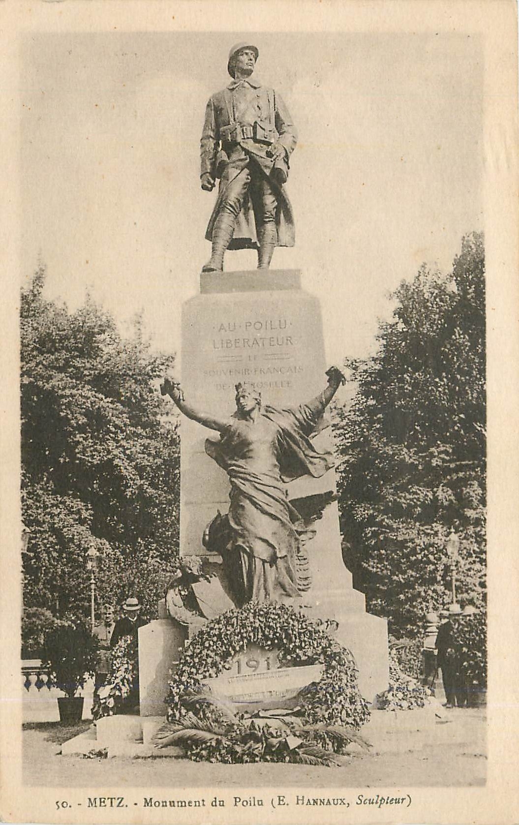 CPA Metz Monument du Poila 