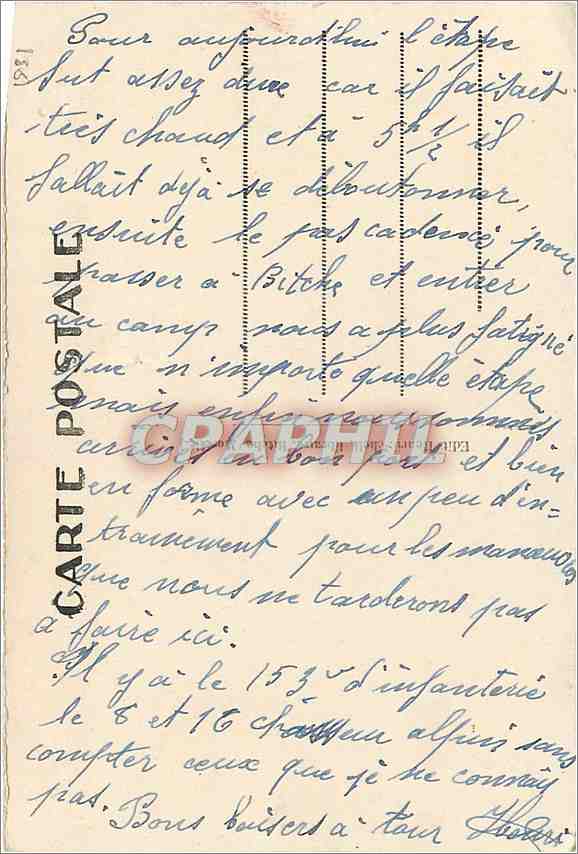 CPA Bitche Camp Moselle Vue generale Militaria — Rückseite