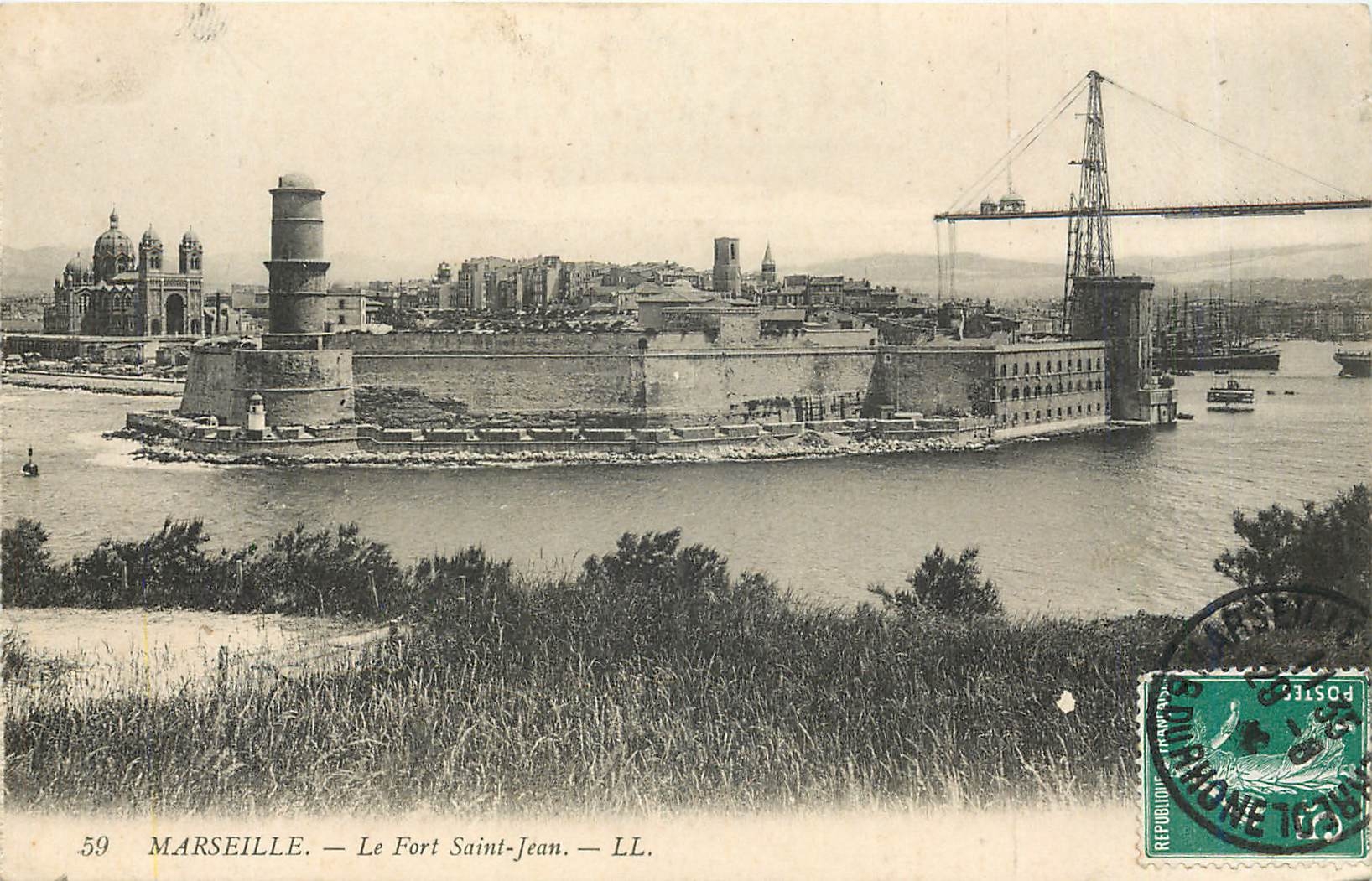 CPA Marseille Le Fort Saint Jean 