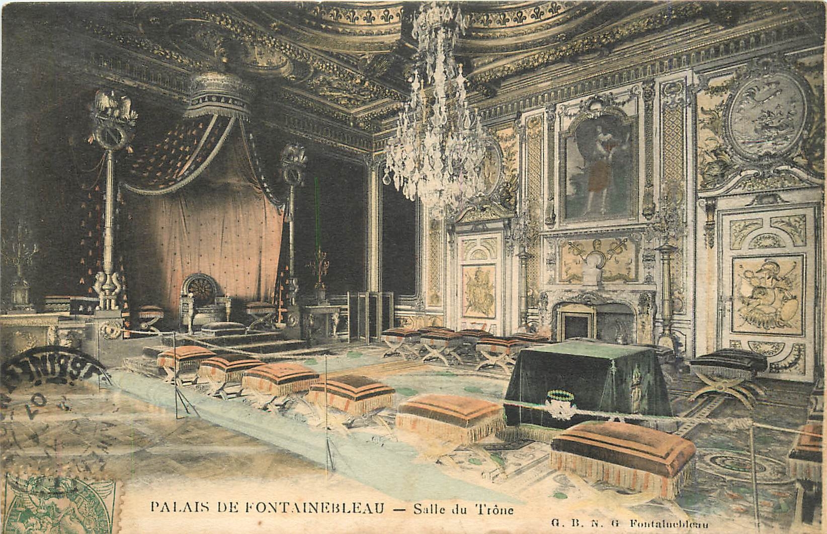Palais de Fontainebleau — Salle du Trône — G.B.N.G. Fontainebleau