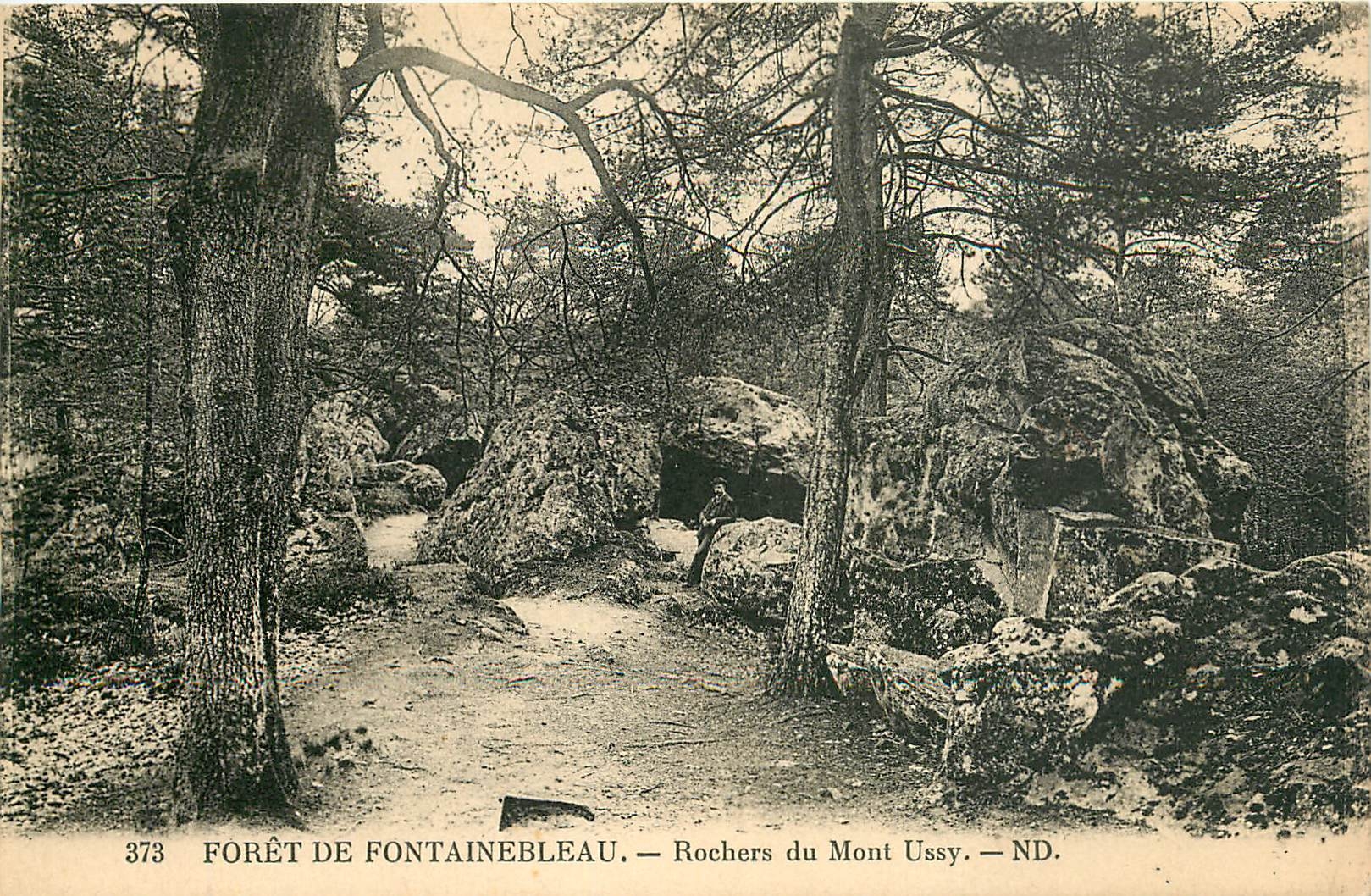 Bosque de Fontainebleau — Rocas del Mont Ussy — ND.