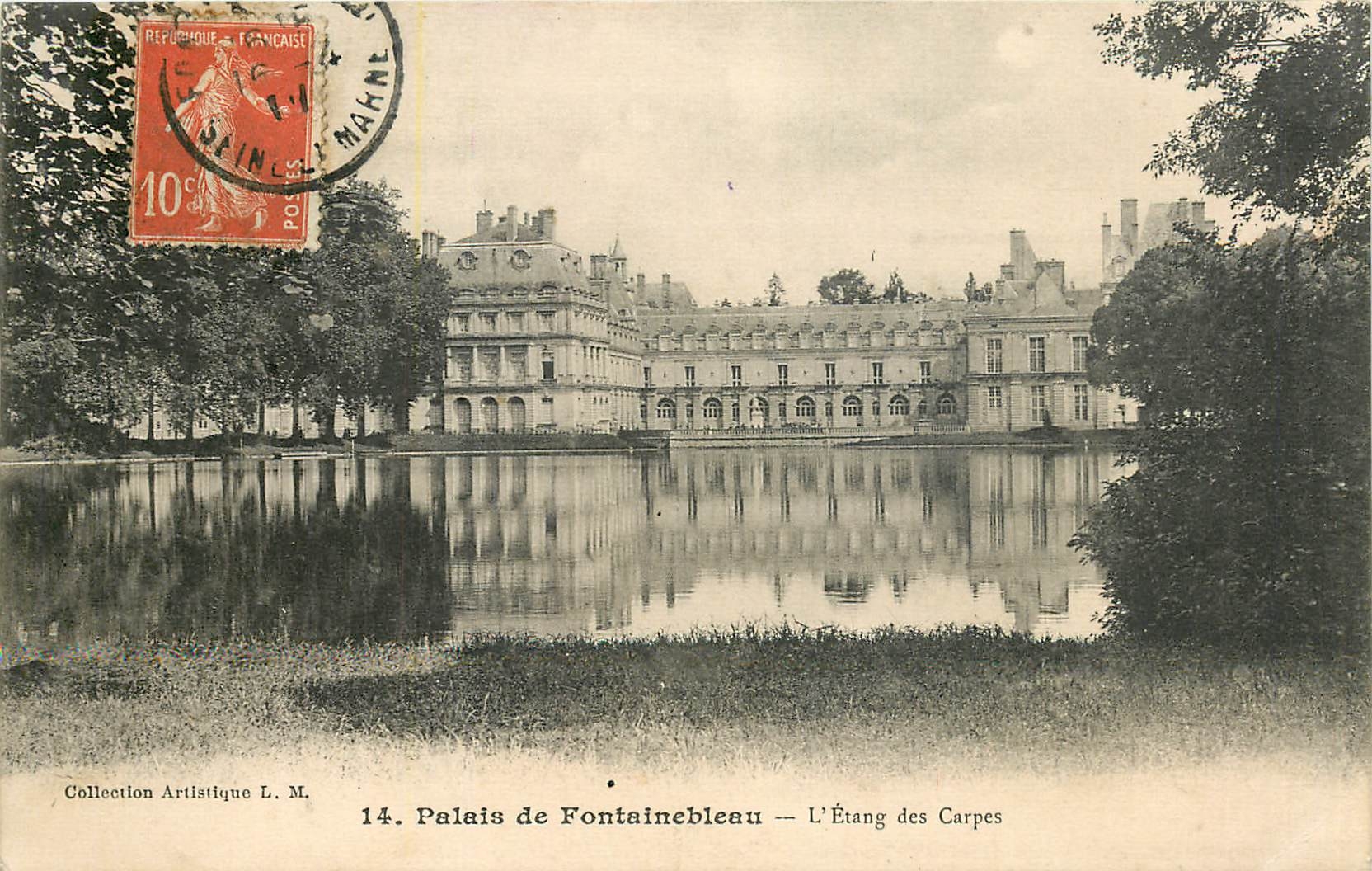 CPA Palais de Fontainebleau L'Etand des Carpes 