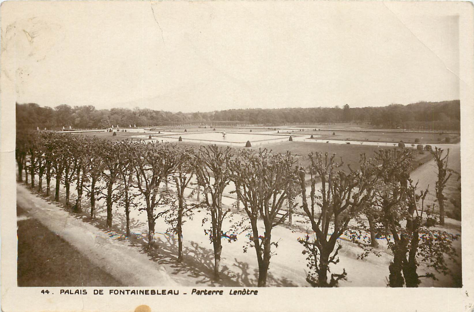 Palais de Fontainebleau - Parterre Lenôtre — série 44