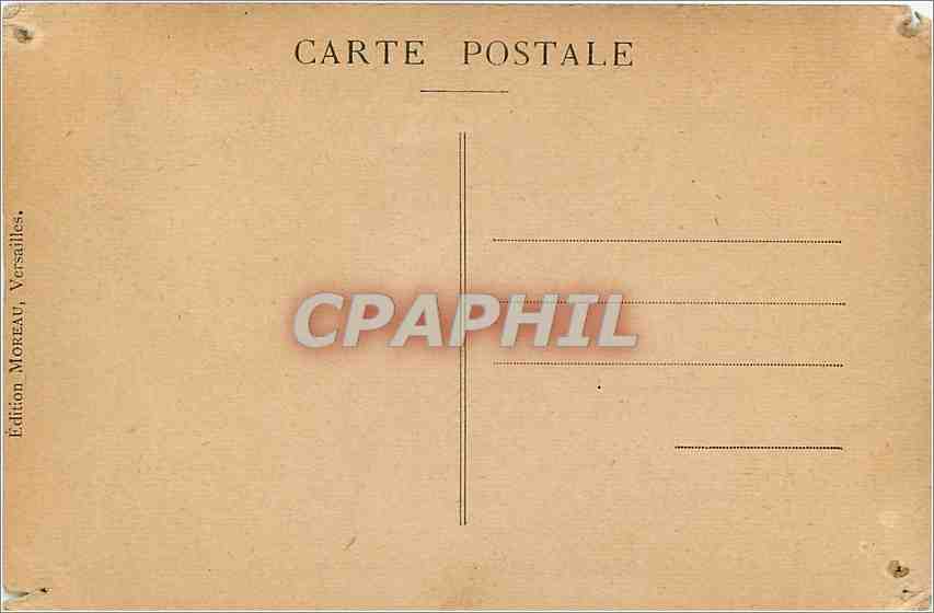 CPA Versailles Hameau de Marie Antoinette Le Temple de l'Amour Cupid Temple  — Rückseite