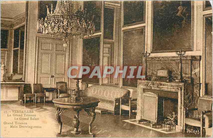 CPA Versailles Le Grand Trianon Le Grand Salon 